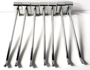 Gridwall Display Hooks Slide In Open End For Gridwall Display 8 3/4" Set of 7 - Picture 1 of 5