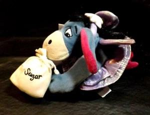 FELPA DISNEY DE 6 PULGADAS DE LARGO CIRUELA DE AZÚCAR FAIRY EEYORE CON ETIQUETA DE CULO - Imagen 1 de 10