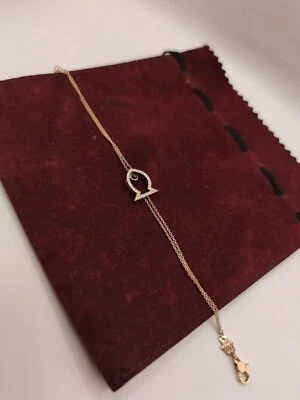 Goldarmband 750/18K, Luxus, Netali Nissim, Diamanten, Fisch - Bild 1 von 4