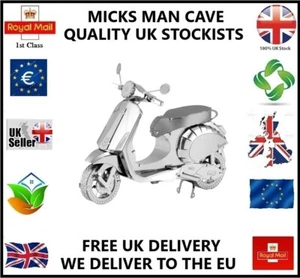 KIT MODELO 3D HOBBY CRAFT VESPA MOTO METAL ROMPECABEZAS DÍA DEL PADRE HÁGALO USTED MISMO REGALO - Imagen 1 de 5