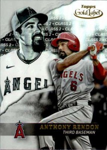 2020 Topps Gold Label Class 2 #4 ANTHONY RENDON  Los Angeles Angels 