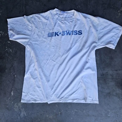 Camiseta K-Swiss Y2k De Colección Camiseta Talla 2XL XXL Foto 1 de 4
