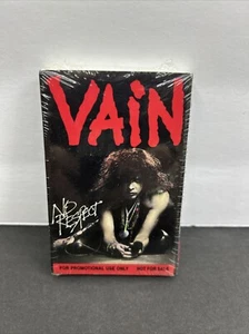 VAIN No Respect 1989 NEW SEALED Island Records Cassette Single Glam Metal RARE - Picture 1 of 7