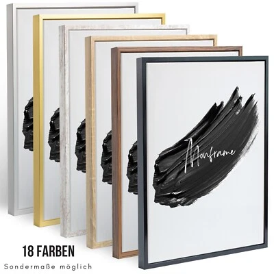 MONFRAME Schattenfugenrahmen Leinwandbilder Keilrahmen Leerrahmen ohne Glas und Rückwand