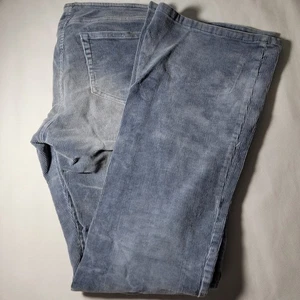 Vintage Mossimo "No-Waistband" Design Y2K Blue Corduroy Women Sz 3 (W 28, L 30) - Picture 1 of 10