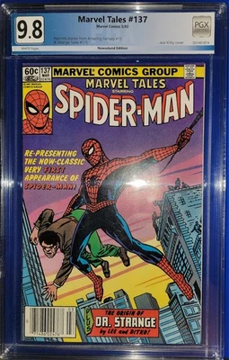 Marvel Tales #137 AMAZING FANTASY 15 9.8 Graded. NEWSSTAND VARIANT SPIDER-MAN! - Image 1 of 4