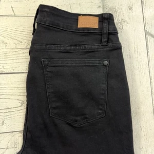 Judy Blue Women's Size 9/29 Black Stretch Slim Fit Mid Rise Raw Hem Jeans - Picture 1 of 11