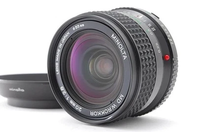 Lente MF gran angular rara [casi como nueva] Minolta MD W.Rokkor 20 mm... - Imagen 1 de 4