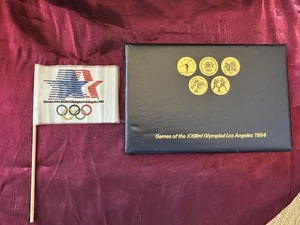 Juego de 24 fichas monedas vintage de tarifa de tránsito RTD de los Juegos Olímpicos de Los Ángeles 1984  - Imagen 1 de 9