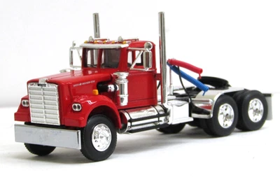 DCP red White Westernstar 4900 day cab tractor 1/64 no box - Image 1 of 4