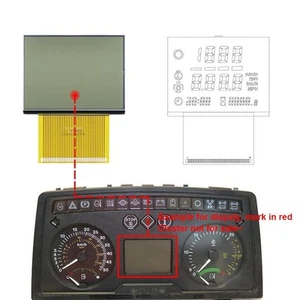 LCD Display For John Deere 6320SE 6010 6110 6210 Tractor Instrument Repair Glass - Picture 1 of 6