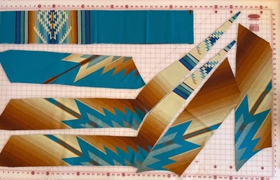 New Pendleton Wool blanket fabric remnants - Pagosa Springs - appx 2.5 lb - Image 1 of 4