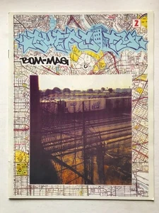 TUFF CITY BOM-MAG #2 GRAFFITI MAGAZINE RARE HIP HOP - Picture 1 of 3