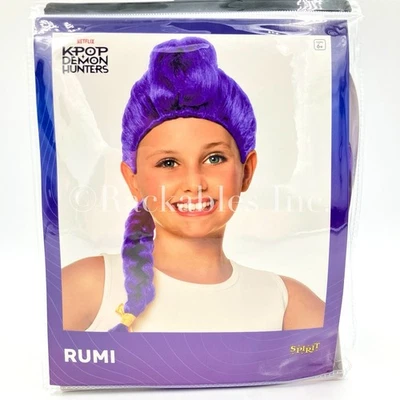 [05018130] Peluca Rumi Púrpura Spirit Halloween Niños - KPop Demon Hunters OSFM Foto 1 de 4