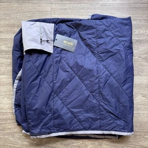 Gravel Layover Travel Blanket Packable Puffy Blue NWT No Bag - Picture 1 of 7