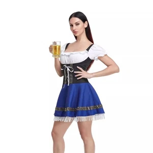 Halloween Maid Uniform Barmaid Dresses - Picture 1 of 6