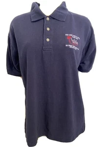 USA China Yangtze River Dragon Boat Team 2002 Portland OR L Large Polo Top Shirt - Picture 1 of 7