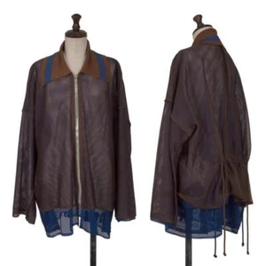 ISSEY MIYAKE Mesh Layered Zip Jacket Size M(K-149596) - Picture 1 of 12