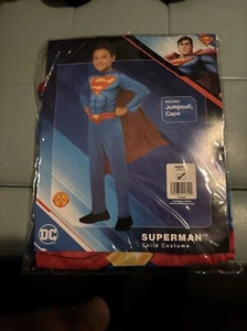Rubies Superman Child Costume Size  Medium 7-8 Jumpsuit Cape DC Heroes - Picture 1 of 3