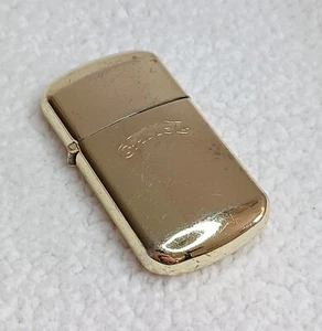 Vintage Camel Lighter 1990's Cigarette Camel Gold Tone Flip Top Tobacco Lighter  - Picture 1 of 17