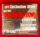 System Of A Down ~ Hypnotize Exclusive Circuit City T-Shirt & CD New Sealed Ltd