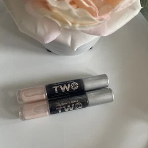 2XSally Hansen It Takes Two Miracle Gel Nail Color& Top Coat Once Chiffon A Time - Picture 1 of 2