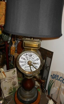 Lâmpada rara de altura de 40 pol. telégrafo de navio de latão Chadboam (Liverpool) - Imagem 1 de 4