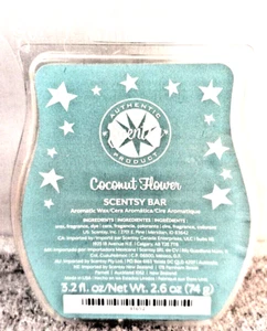 Scentsy Coconut Flower Wax Bar - 3.2 fl. oz. Aromatic - Picture 1 of 5