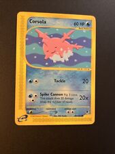 Pokemon Card Old Common Eng Expedition Set Base 102/￼165 Corsola