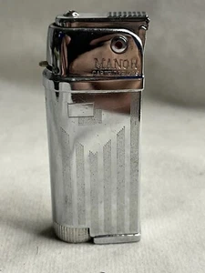 Manor Cartridge Gas Stainless Steel Cigarette Lighter Made In Japan - Picture 1 of 4