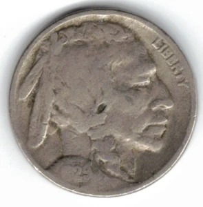 Büffelnickel von 1929 in gutem Zustand ~ BITTE BEACHTEN SIE DEN SCAN - Bild 1 von 5