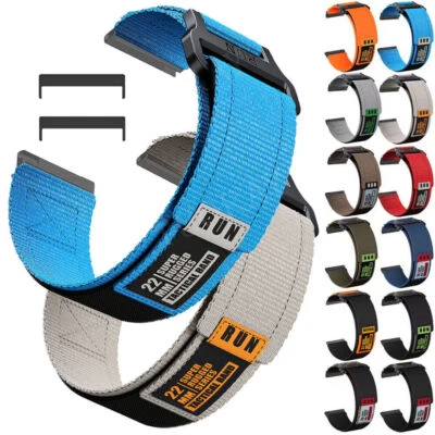 Pulsera de nailon resistente para Suunto 7/9/9 Baro/D5/Spartan Sport/Muñeca pulsera HR