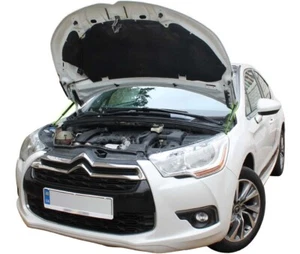 Kit de instalación de puntales de capó x2 amortiguador elevador de gasolina apto para Citroen C4 DS4 2011-2015 - Imagen 1 de 3