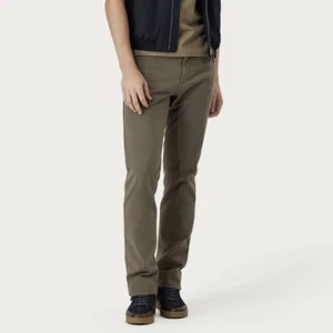 Neu mit Etikett Canali fünf Taschen stückgefärbte Baumwoll-Twill-Hose Gr. 50 (IT) 34 (US) - Bild 1 von 17