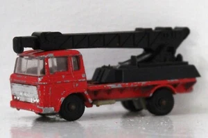 Majorette DAF 2600 Crane Truck Red & Black Made in France (Missing Hook) - Picture 1 of 9