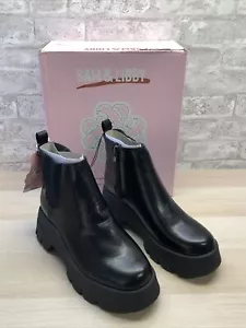 Sam & Libby Julia Damen-Chelsea-Bootie schwarz Plateau | Größe 9 neu im Karton - Bild 1 von 7
