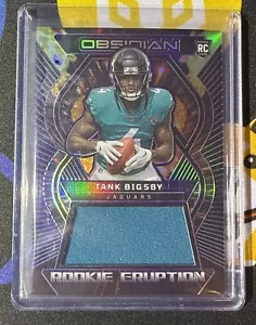 2023 OBSIDIAN TANK BIGSBY ROOKIE ERUPTION PATCH 11/75 JAGUARS π₯ - Picture 1 of 4