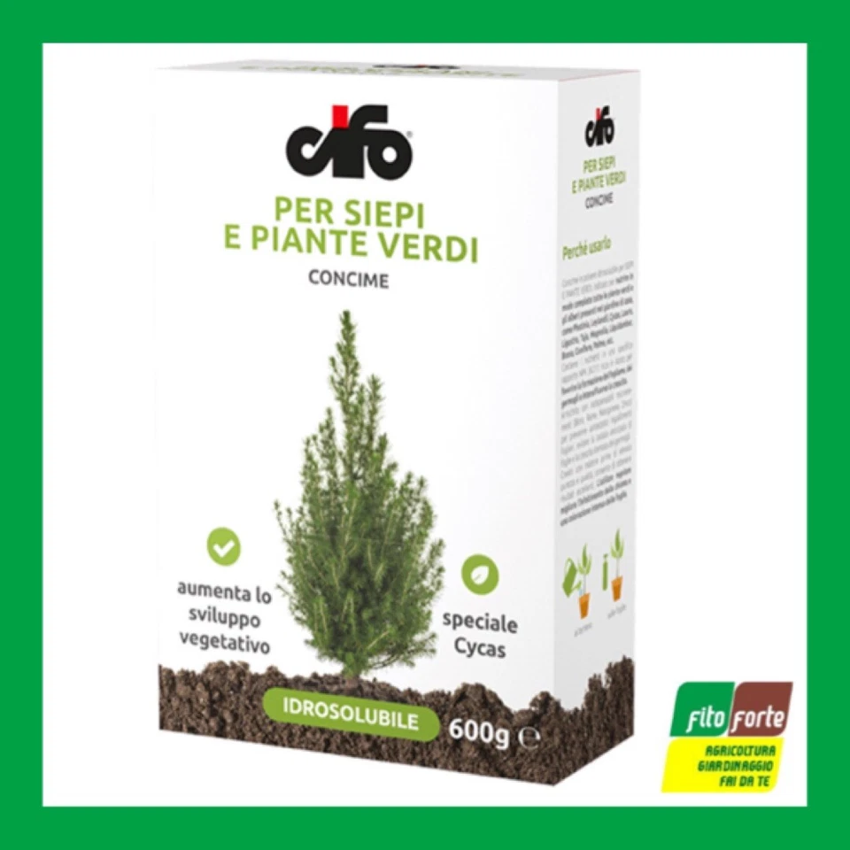 Concime per siepi CYCAS e piante Verdi CIFO