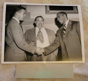 Levi Jackson Yale Football Captain 3 Press Photos 1946, 1948, 1949 - Picture 1 of 6
