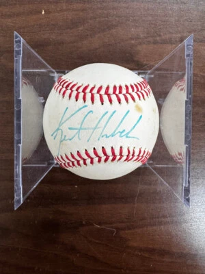 Kent Hrbek 签名 亲笔签名 Rawlings OAL 棒球 JSA — 第 1/3 张图片