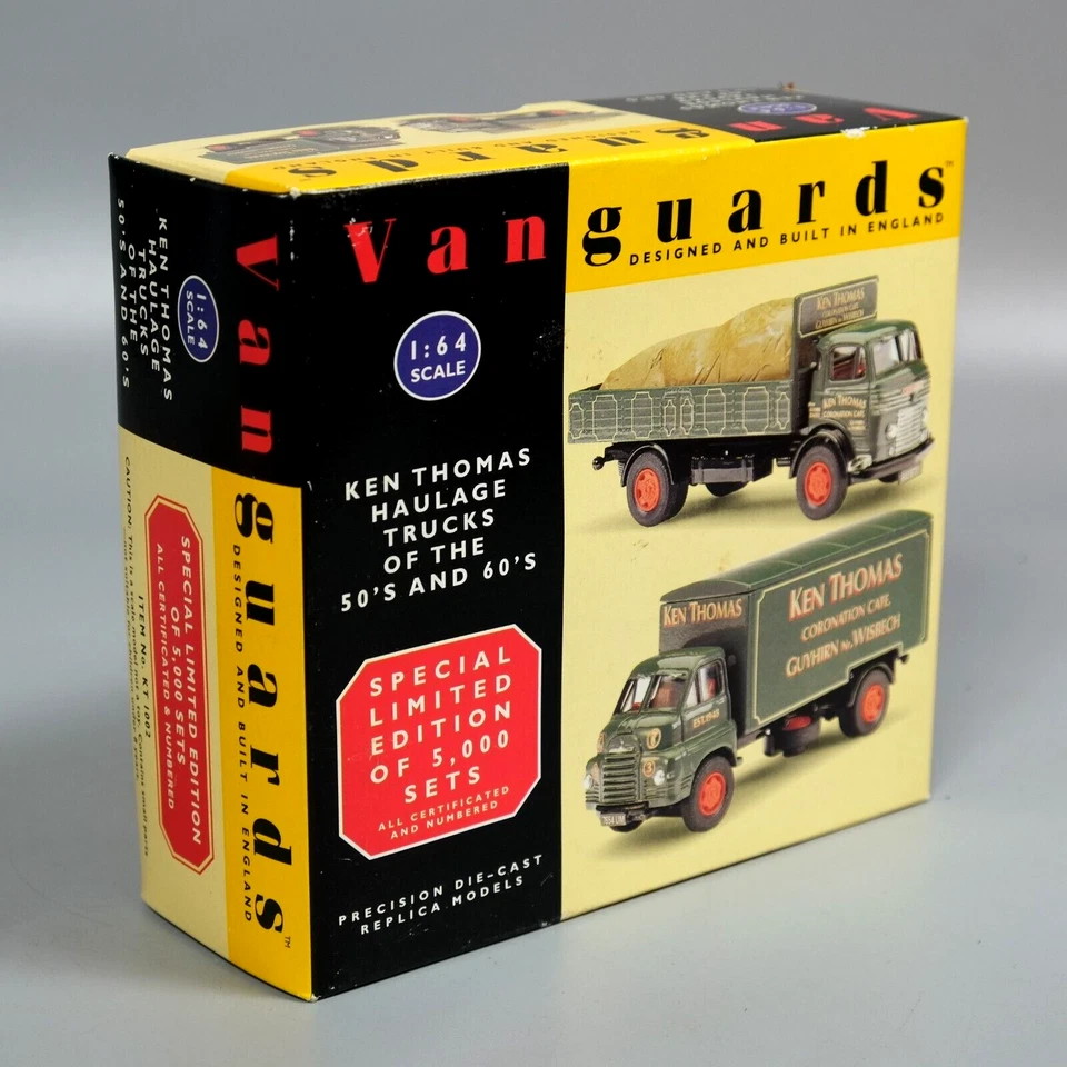 Lledo Vanguards Ken Thomas Haulage Trucks Bedford S & Commer, Limited Edition - Image 1 of 3
