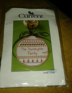 CURRENT Personalized Cross Stitch Ornament Kit 13756 - Picture 1 of 2