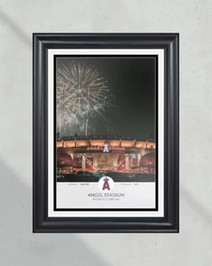 Los Angeles Angels Angel Stadium Framed Print - Picture 1 of 5