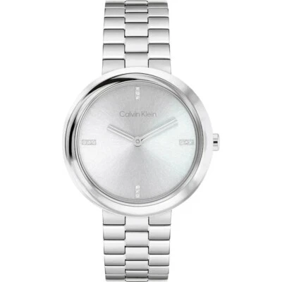 Orologio Donna Calvin Klein Twisted Bezel 25100093 Con Quadrante Grigio - Immagine 1 di 4