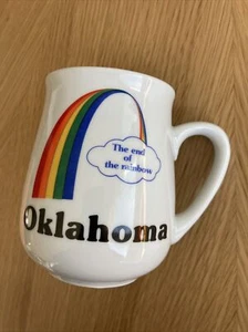 Vtg End Of The Rainbow Oklahoma Dorothy Pride Coffee Mug Excellent Cond. USA 🌈 - Picture 1 of 7