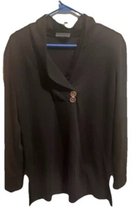 BaiShengGT Long Sleeve Black Blouse XL - Picture 1 of 3