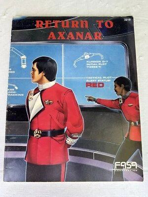 Vintage Star Trek RPG Module FASA Game Book 1986 RETURN TO AXANAR 2218 - Image 1 of 4