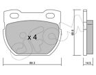 822-354-0 CIFAM BRAKE PAD SET, DISC BRAKE FRONT AXLE REAR AXLE FOR LAND ROVER