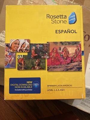 Rosetta Stone Spanish (Latin America) Level 1-5 Set - Image 1 of 2