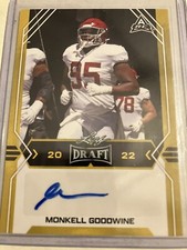 2022 Leaf Draft Auto Gold Monkell Goodwine #BA-MG2 Auto Alabama